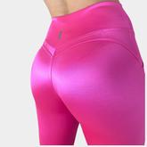 Pink Tourmaline Satin Leggings